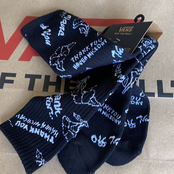 VANS “Off The Wall” Women’s socks "Thank you. Have a nice day." - Picture 2 of 12